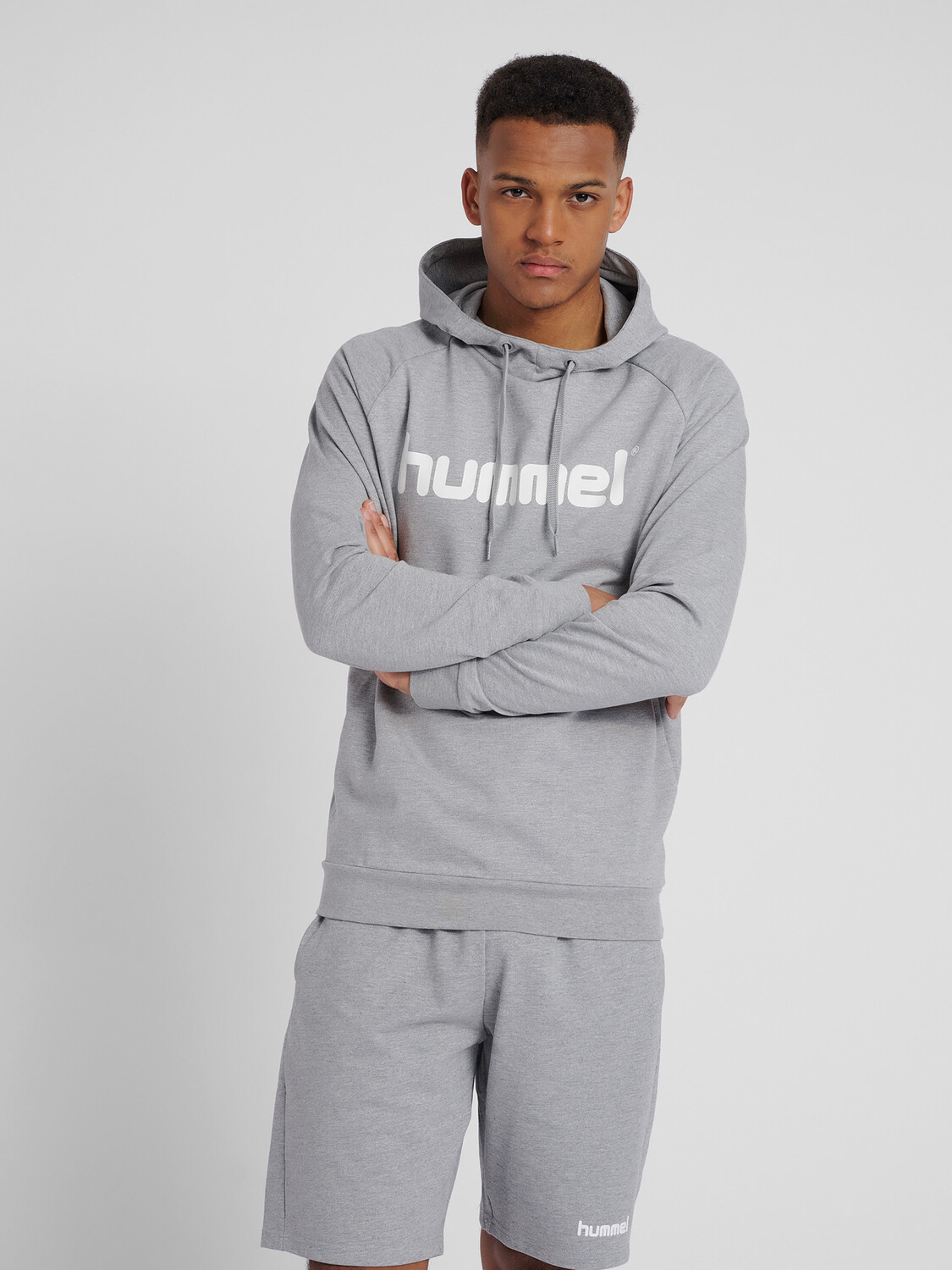 

Толстовка Hummel Logo Hoodie Kapuzen Pullover HMLGO, серый