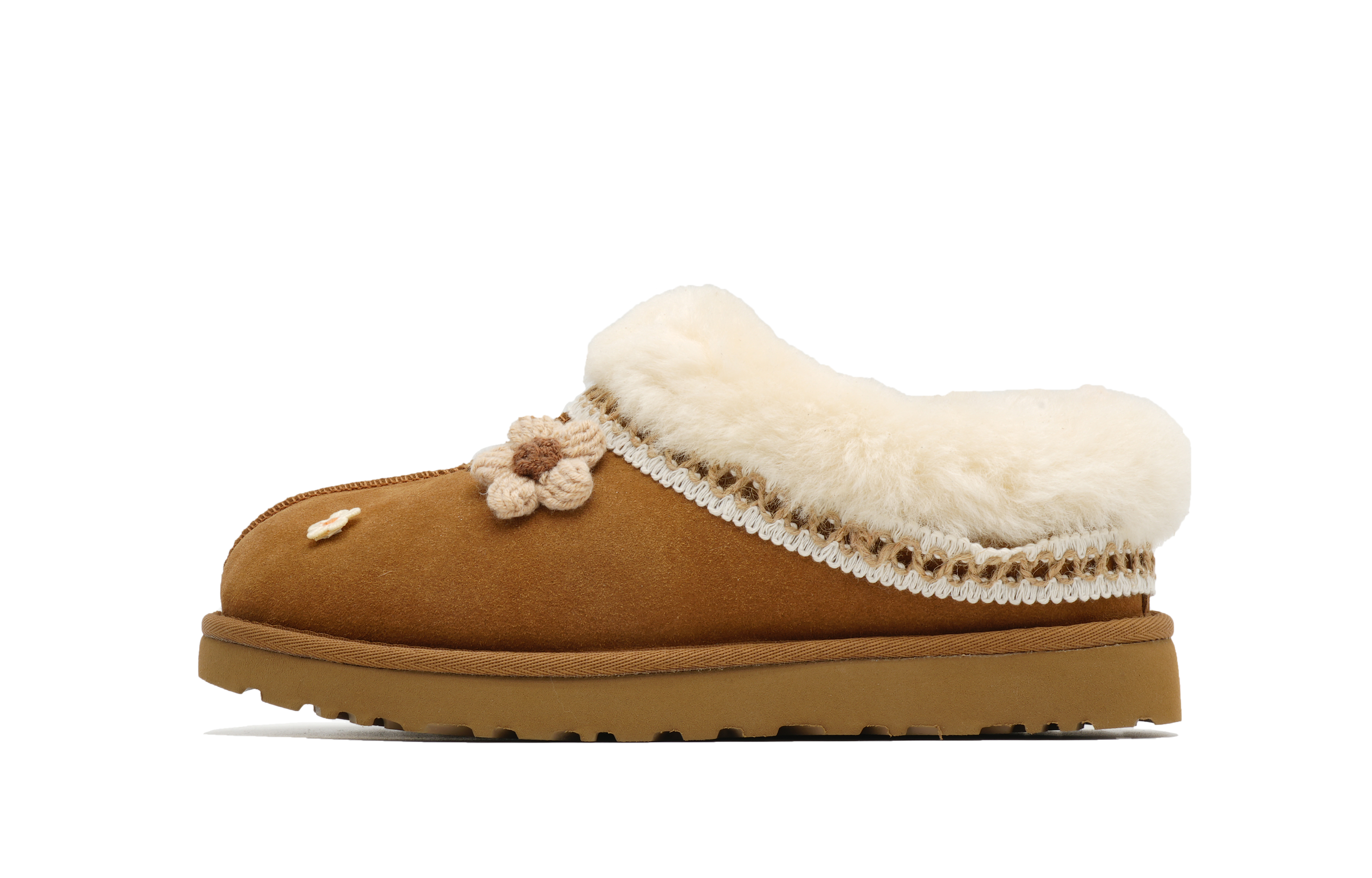 Ботинки зимние UGG Cool Play Koala Floral до щиколотки, беежвый