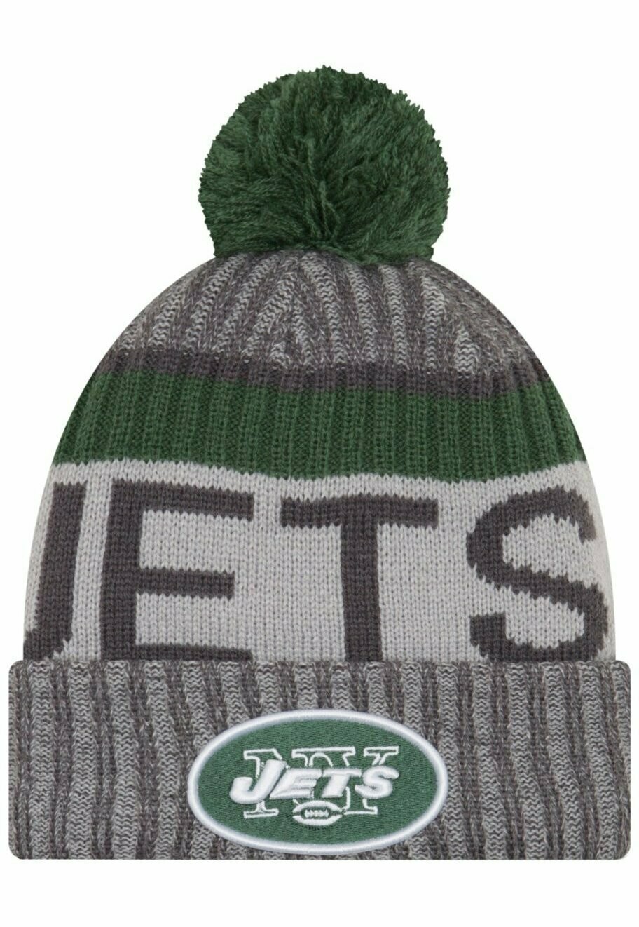 

Шапка NFL SIDELINE BOBBLE NEW YORK JETS New Era, цвет grey