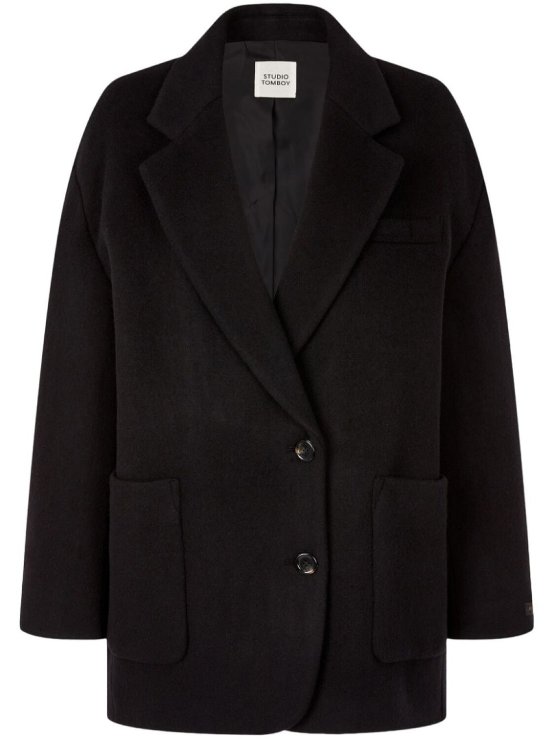 

Пальто STUDIO TOMBOY Maxi Overfit, черный