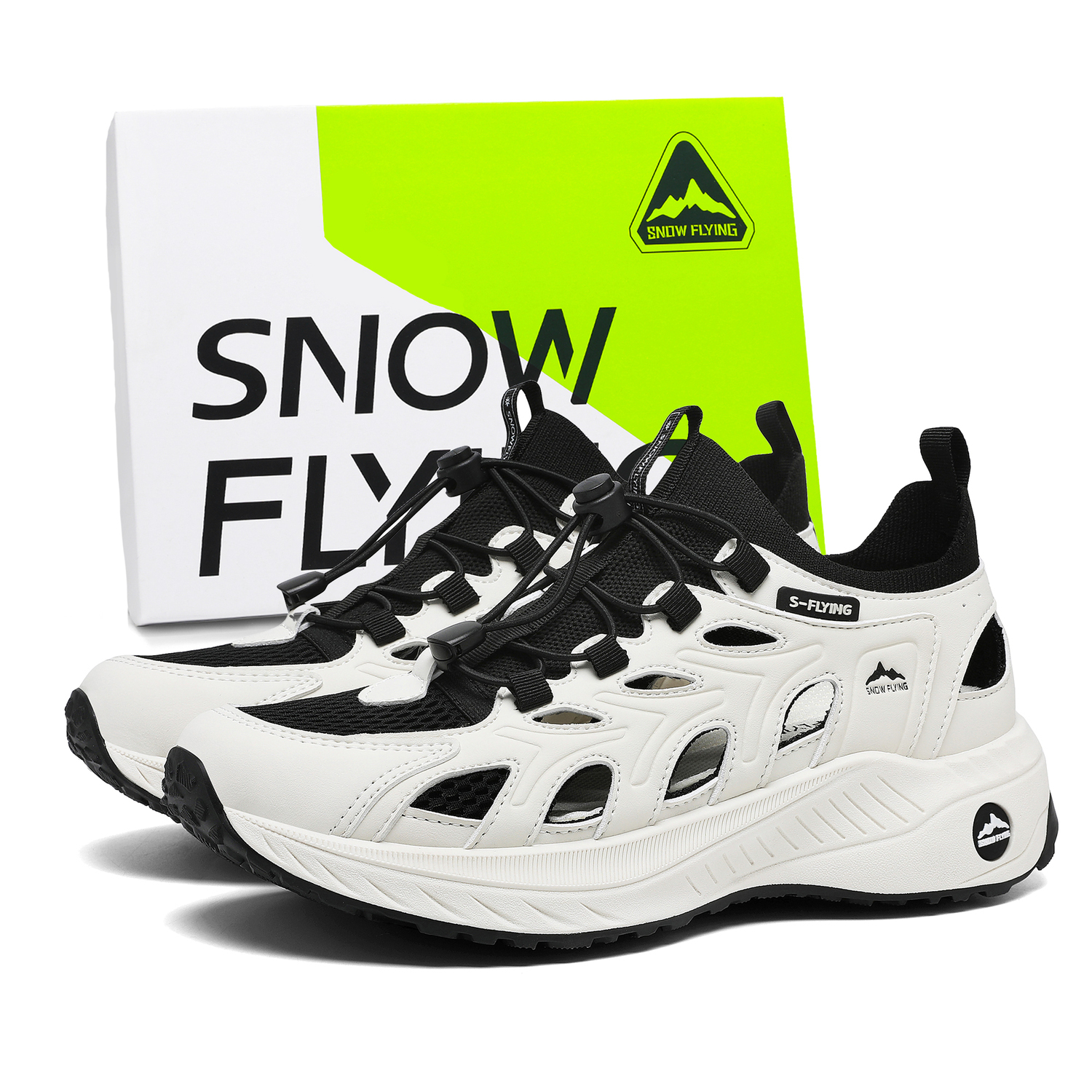 

SNOW FLYING Wilderness Series треккинговые ботинки для речных походов унисекс жемчужно-белые, цвет Pearl White