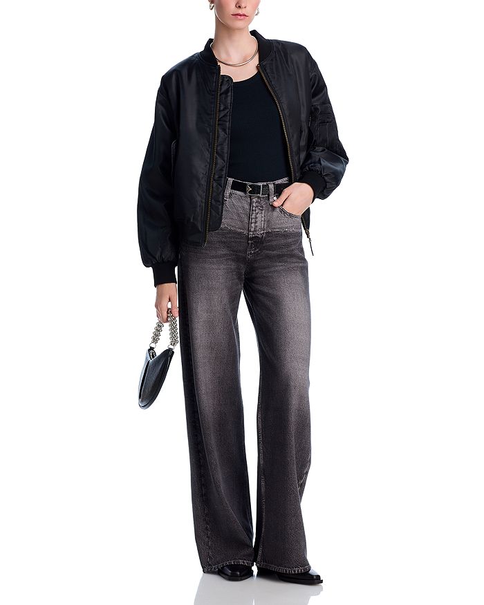

Длинные джинсы Miramar Fleece Terry в цвете Charlize rag & bone, черный