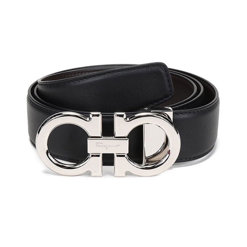 

FERRAGAMO Мужской кожаный ремень, Оригинальная коробка