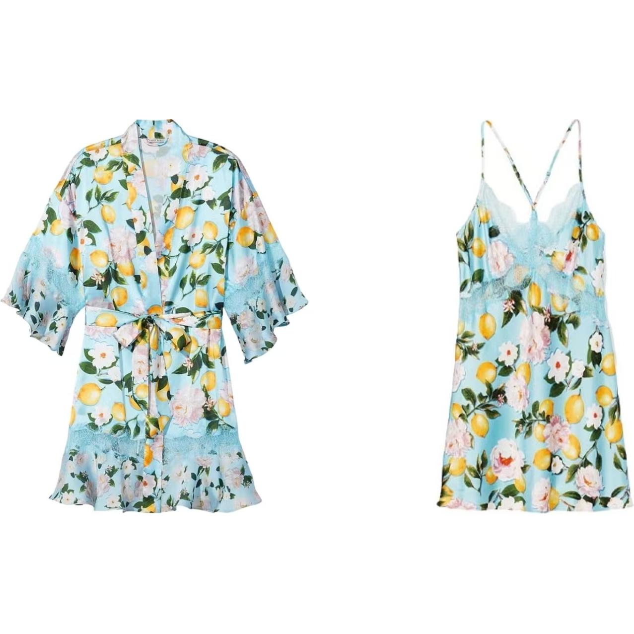 

Пижамный комплект Women's Blue Victoria's Secret, Комплект (Синий)