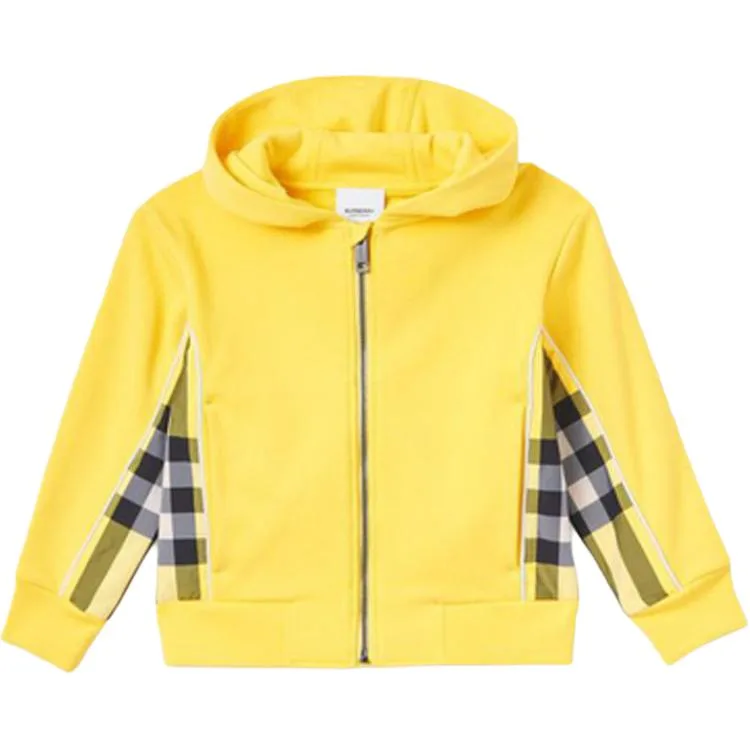 Детская куртка с капюшоном Burberry, Acid Yellow