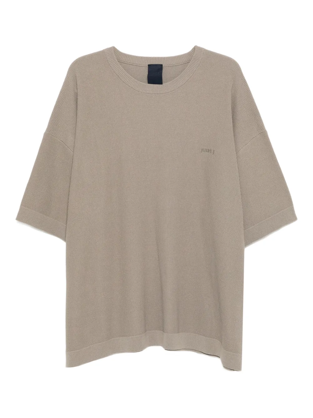 

Футболка с вышитым логотипом Juun.J, зеленый