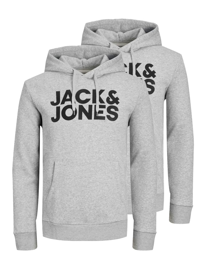 

Толстовка Jack & Jones, цвет light grey melange