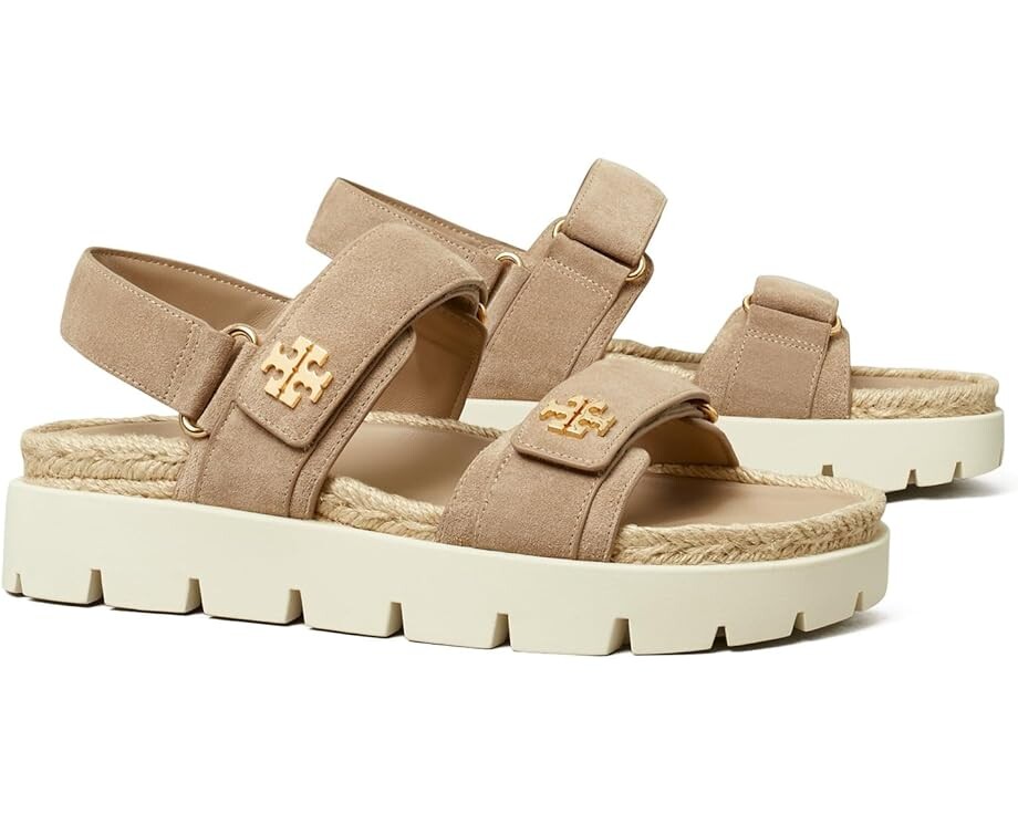 

Сандалии Tory Burch Kira Rope Sport, цвет Ceramic Taupe