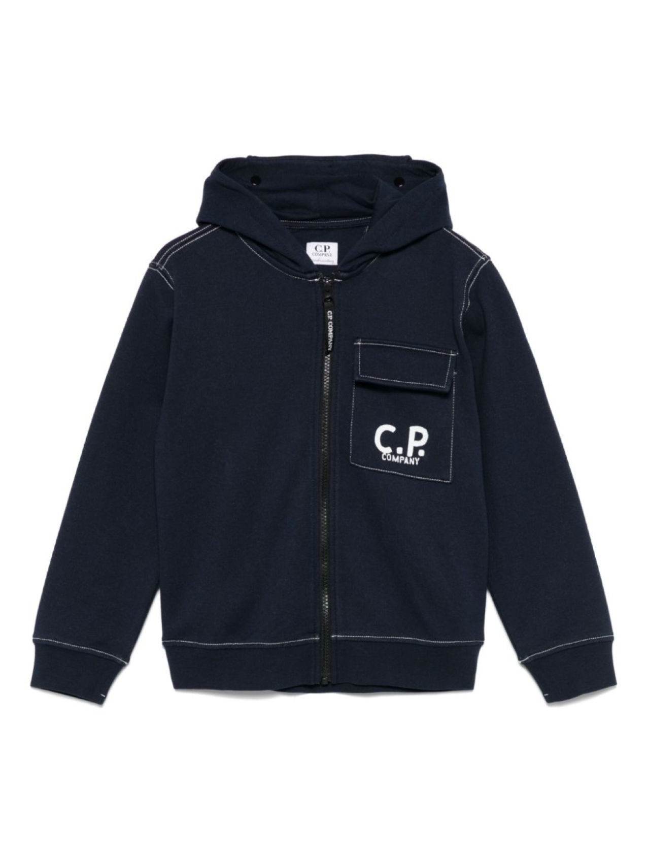 

C.P. Company Kids худи с логотипом, синий