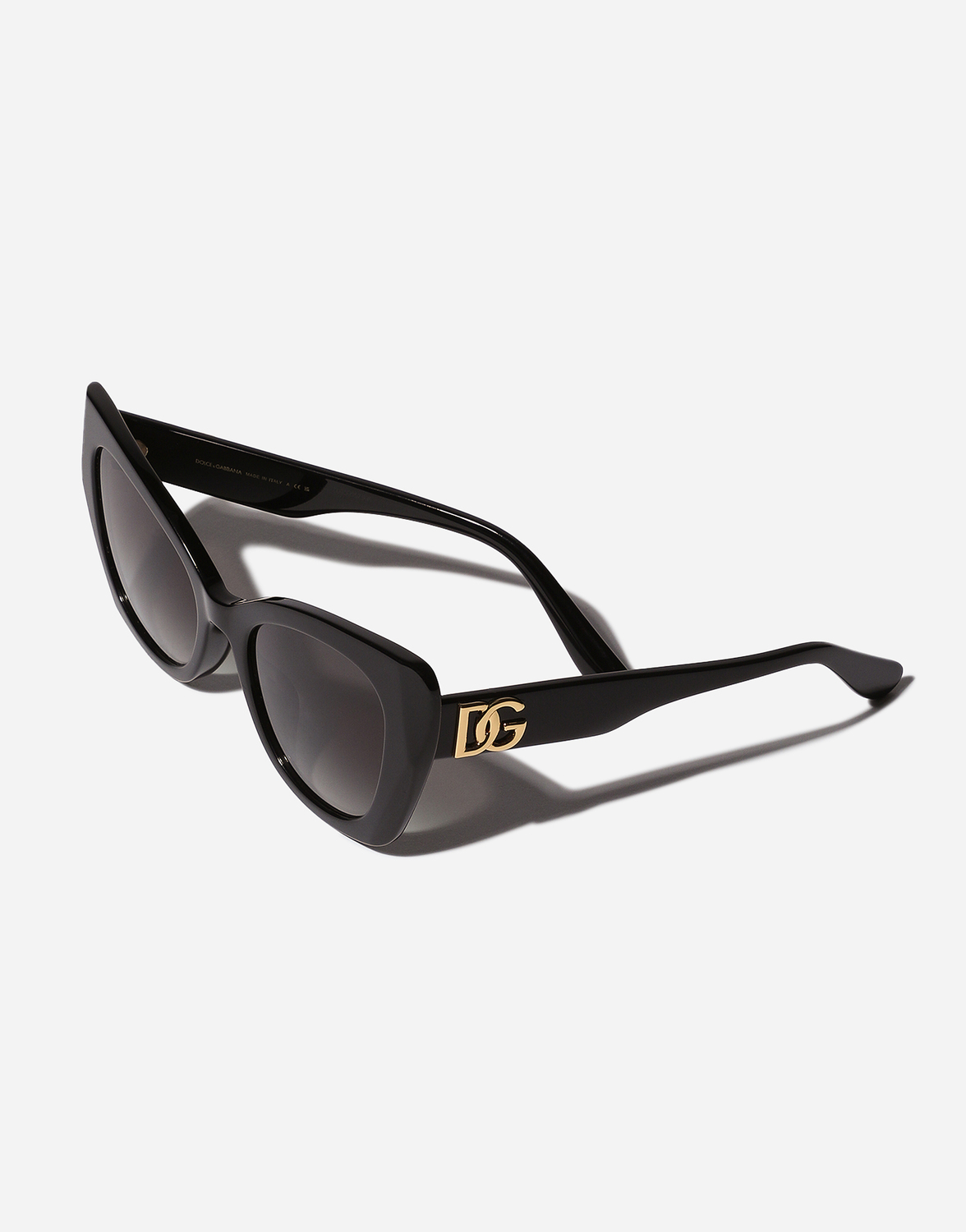 Солнцезащитные очки dg crossed Dolce & Gabbana, черный — фото 2
