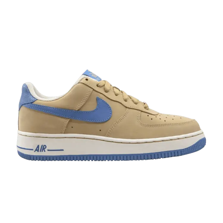 

Кроссовки Nike Air Force 1 GS 'Linen University Blue', желто-коричневый