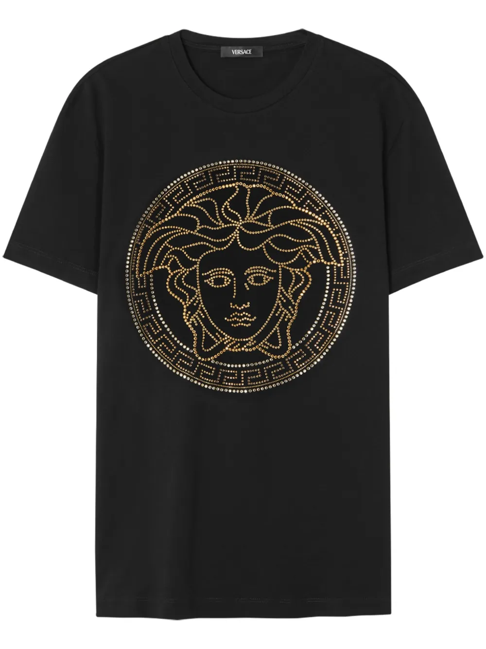 

Футболка с принтом Medusa VERSACE, черный