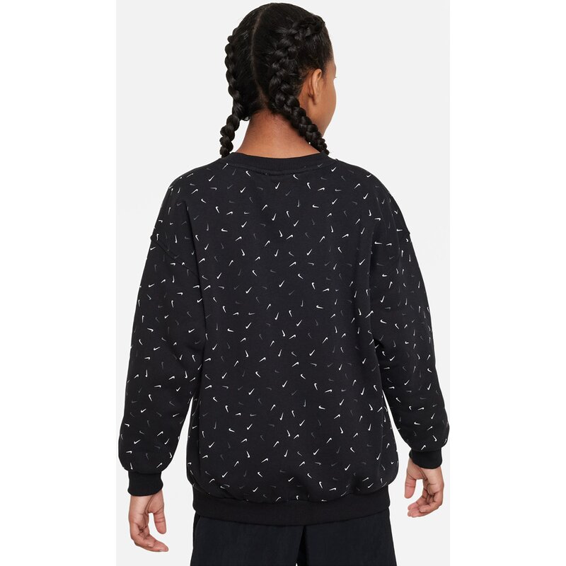 Sweatshirt g nsw club flc ovrszd crw logo Nike, черный — фото 2