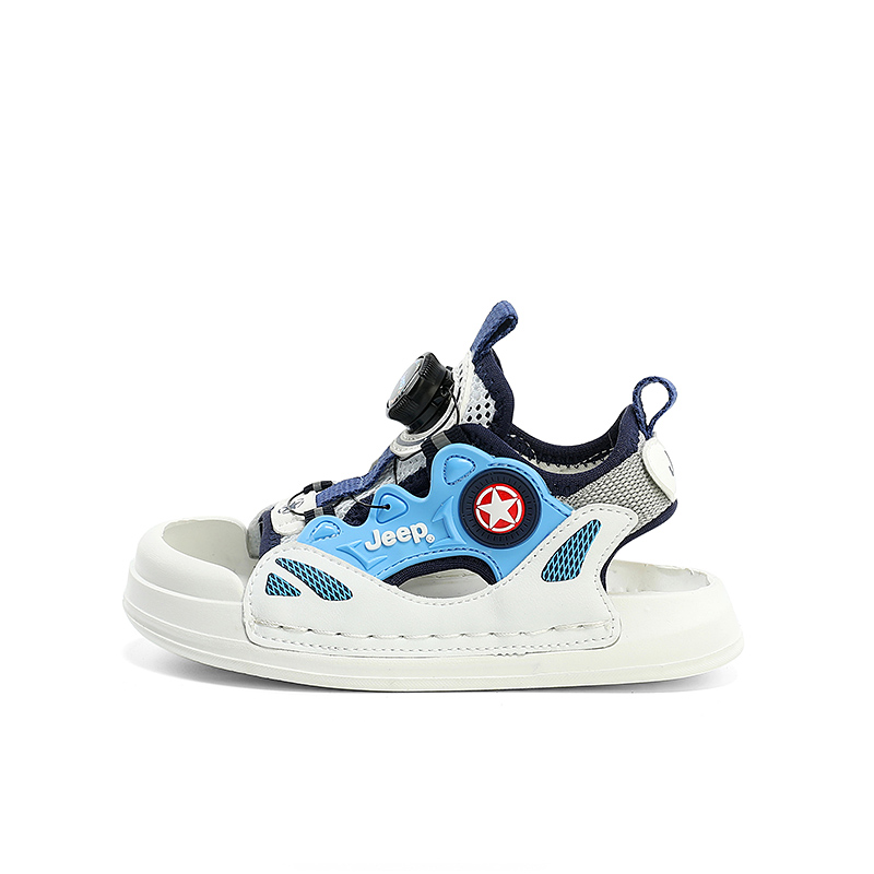 

Детские сандалии Kids Jeep, белый серый синий