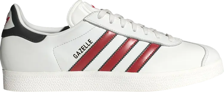 

Кроссовки Gazelle 'White Scarlet Black', белый