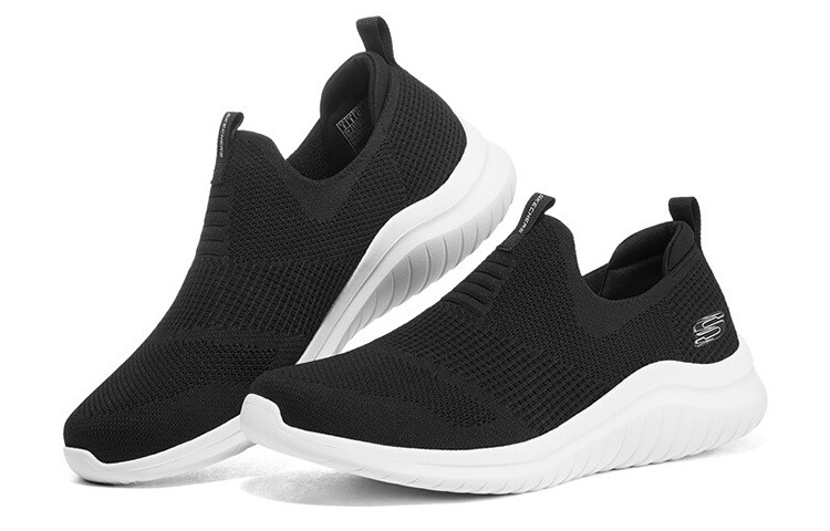 Кроссовки Ultra Flex 2.0 мужские низкие черные/белые Skechers — фото 3