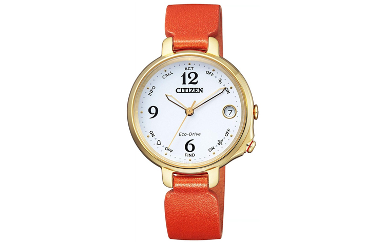

CITIZEN Часы Solar Quartz Movement Leather Strap Watch Women's Watch White Dial, White Dial