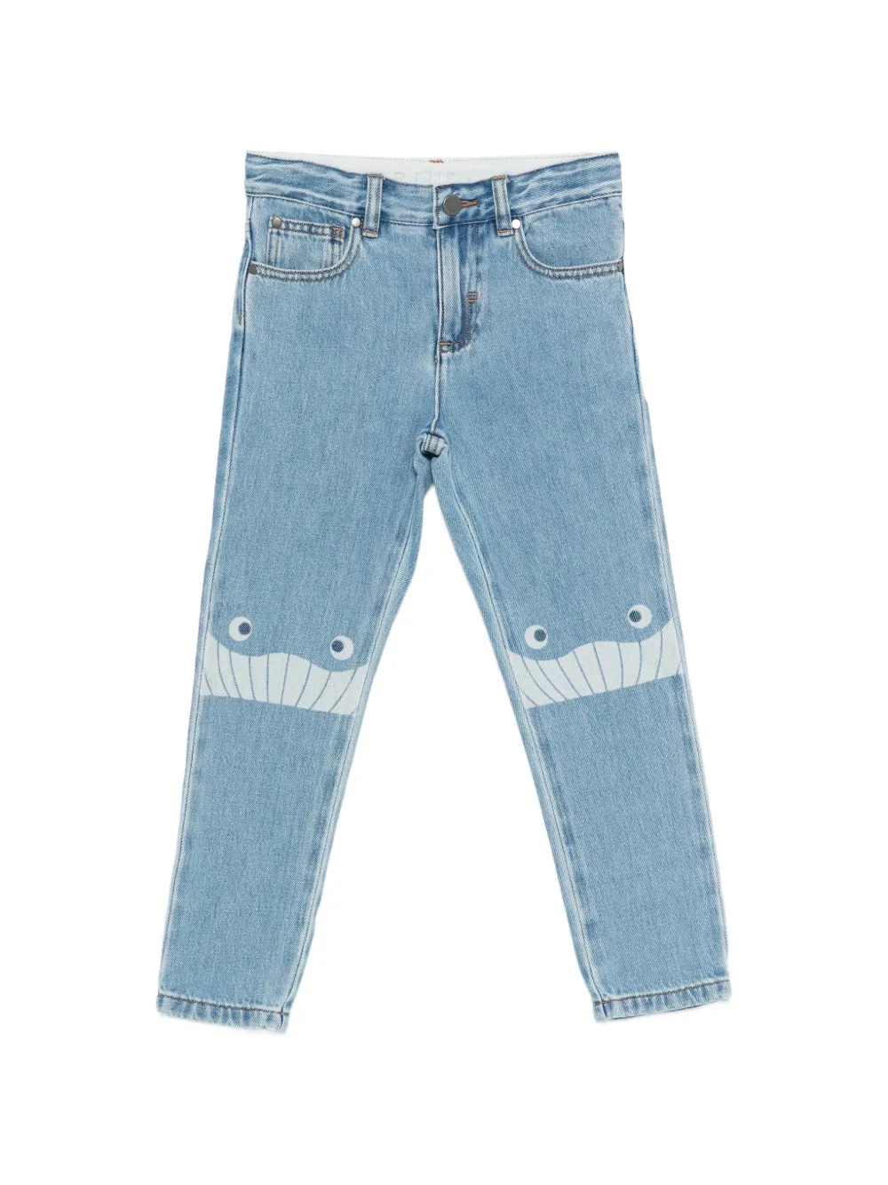 

Джинсы с пятью карманами Stella Mccartney Kids, синий