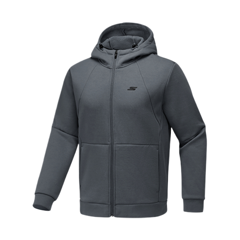

Skechers Куртка мужская темно-серая, Dark Gray-02CF