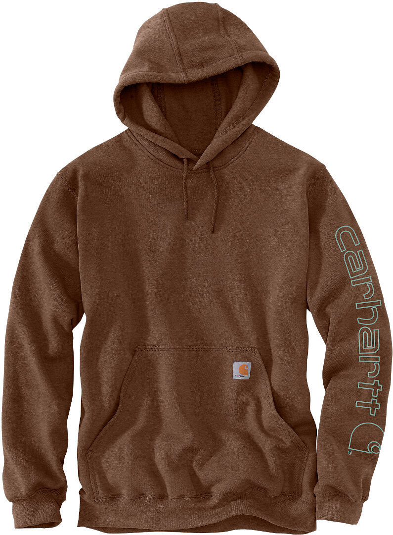 

Худи Carhartt Midweight Sleeve Logo Hoodie, цвет Brown/Green