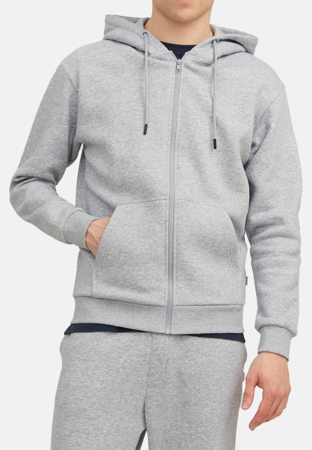 

Толстовка на молнии HOODIE 2ER PACK BRADLEY Jack & Jones, светло-серый