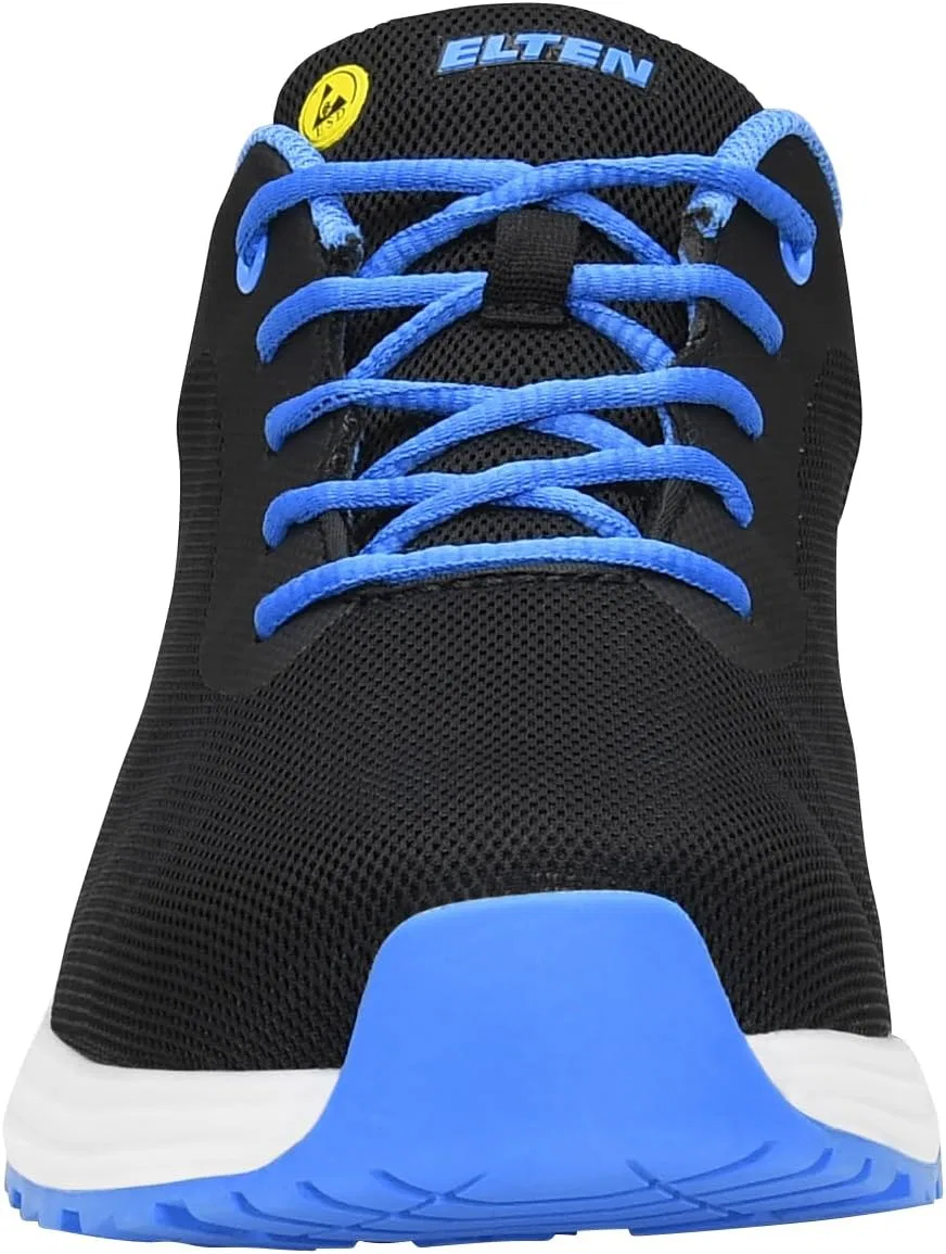 Рабочие ботинки ELTEN Marais Black-Blue Low ESD O1, женские и мужские, текстильные, легкие, спортивные — фото 4