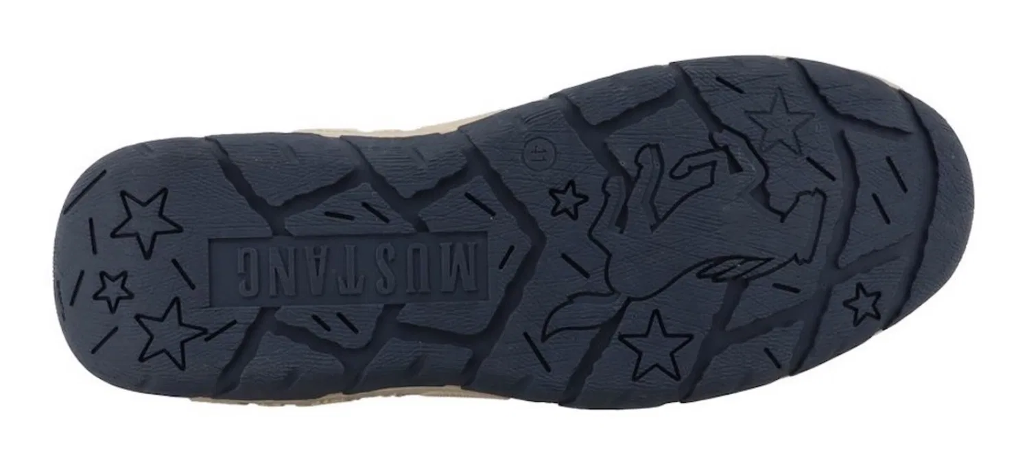 Кроссовки Mustang, Camel/Navy — фото 2