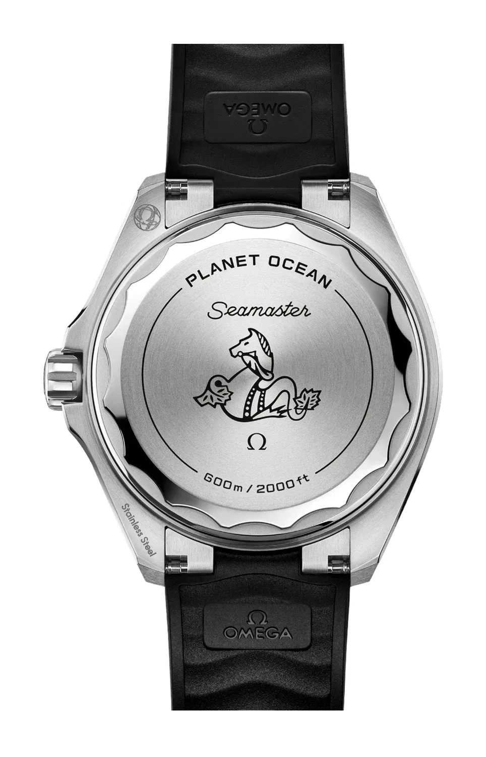 Симастер Планет Оушен 600 м, 42 мм, сталь на каучуке - 217.32.42.21.01.002 OMEGA, черный — фото 4