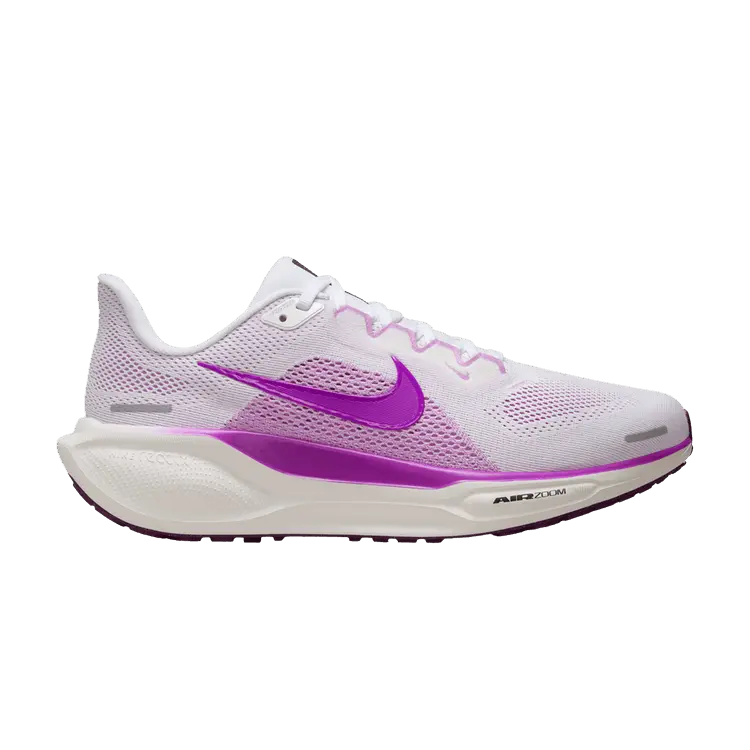 

Кроссовки Nike Wmns Air Zoom Pegasus 41 Extra Wide White Hyper Violet, фиолетовый