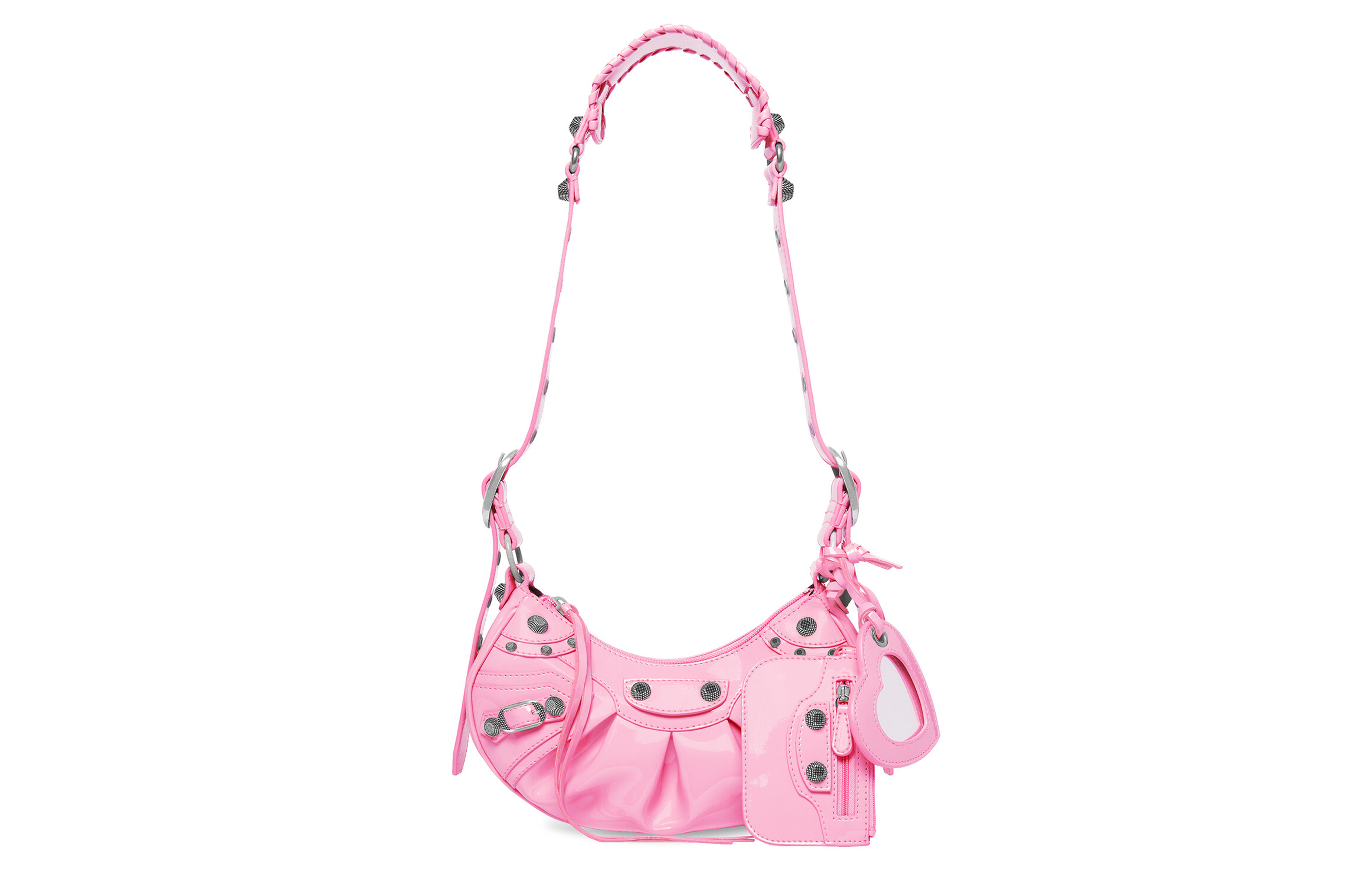 

Balenciaga Сумка через плечо Le Cagole Xs Pink Patent