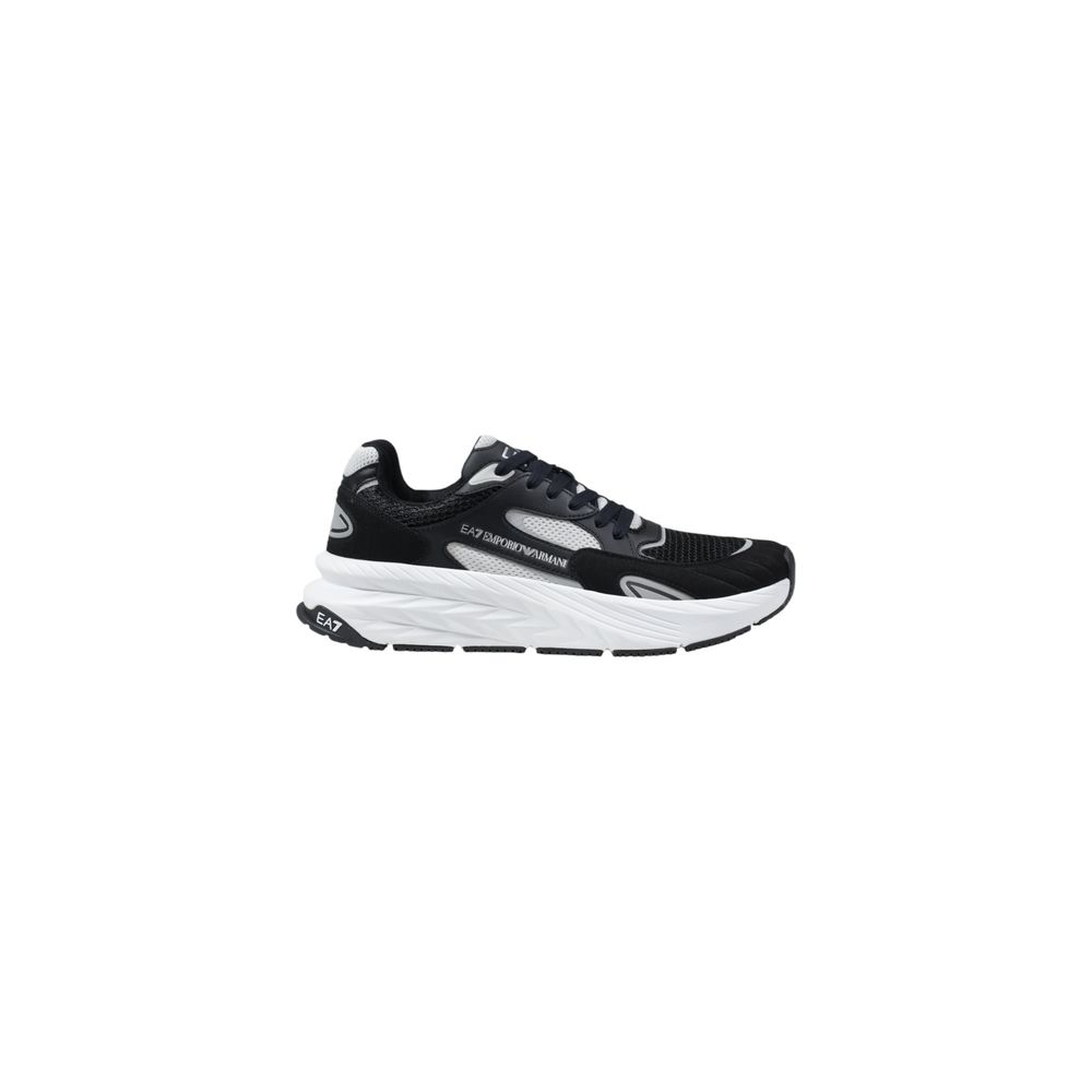 

Двухцветные кроссовки из полиэстера Armani Ea7 Emporio