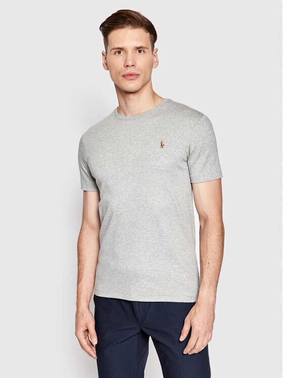 

Футболка узкого кроя Polo Ralph Lauren, серый