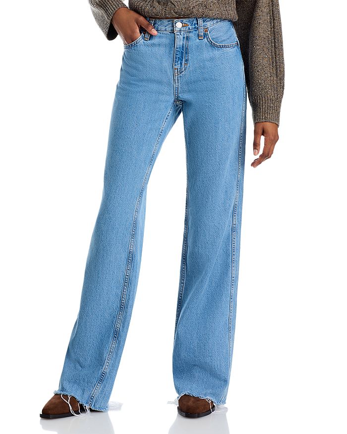 

Джинсы Californian Mid Rise в Runyon RE/DONE, синий