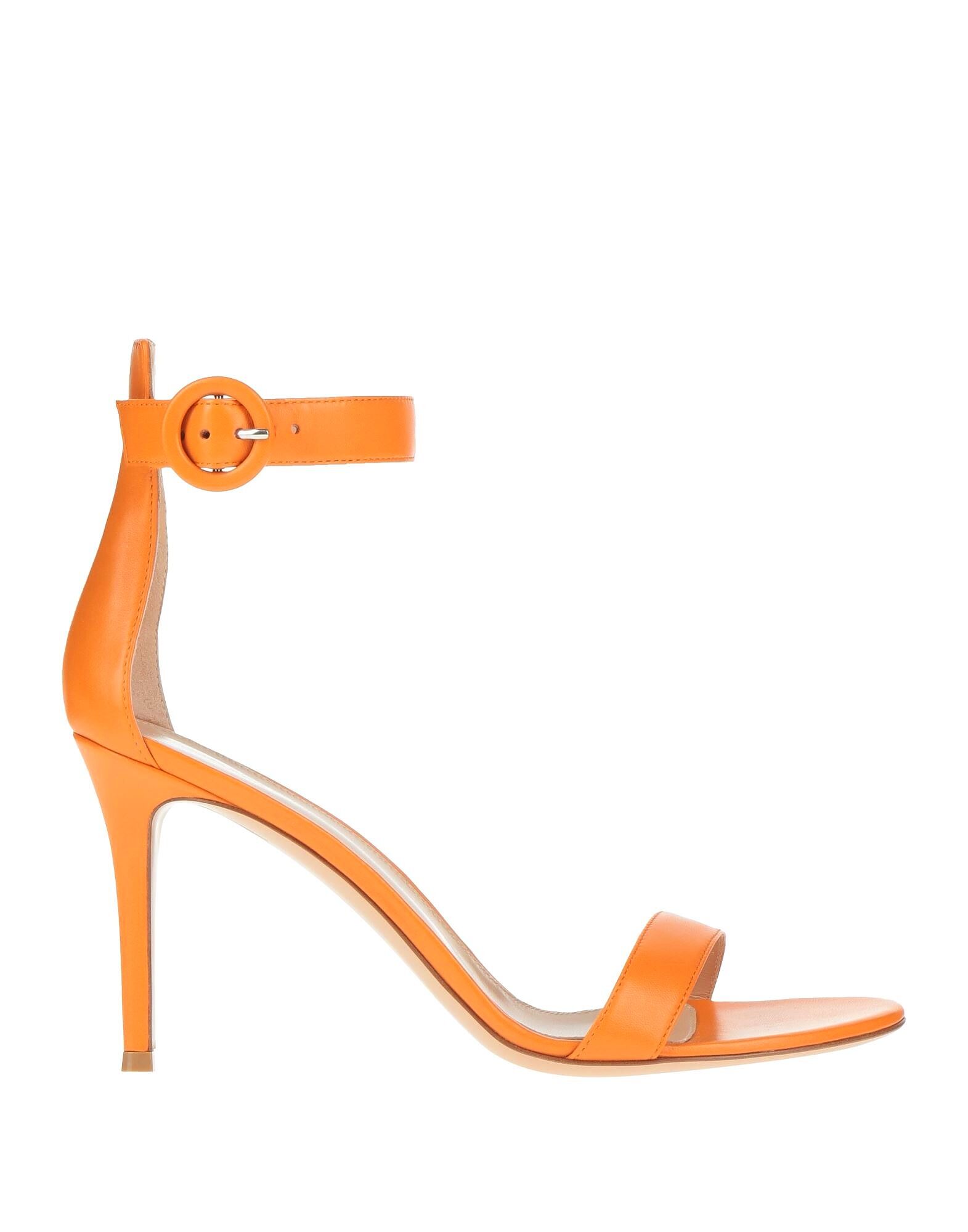 Сандалии Gianvito Rossi, мандариновый