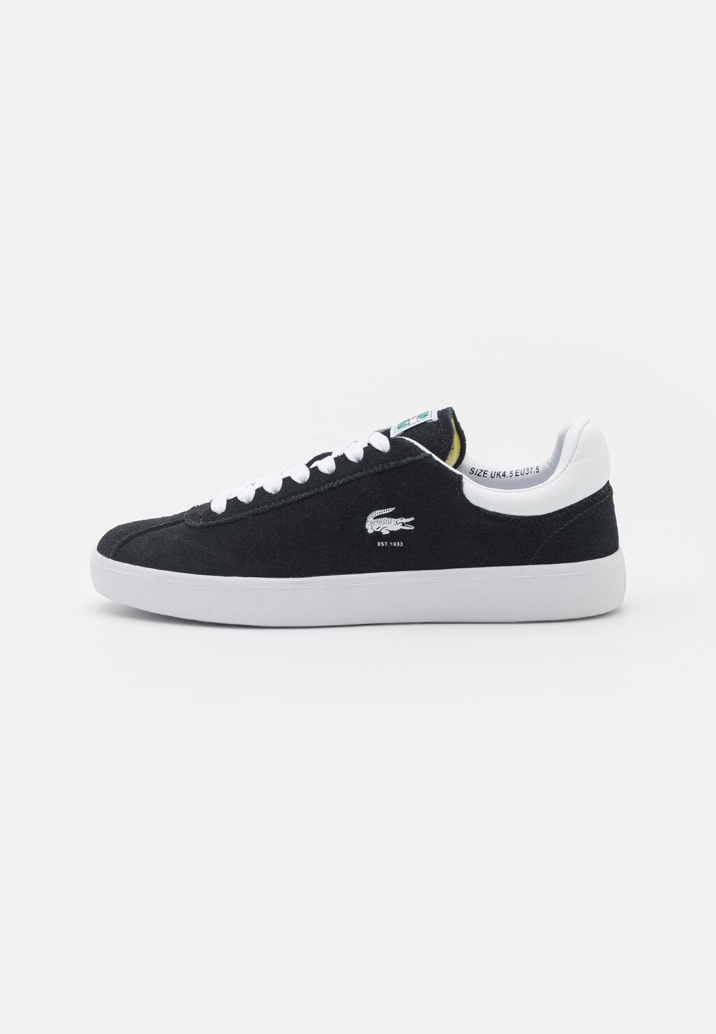 Низкие кроссовки BASESHOT Lacoste, черный/белый