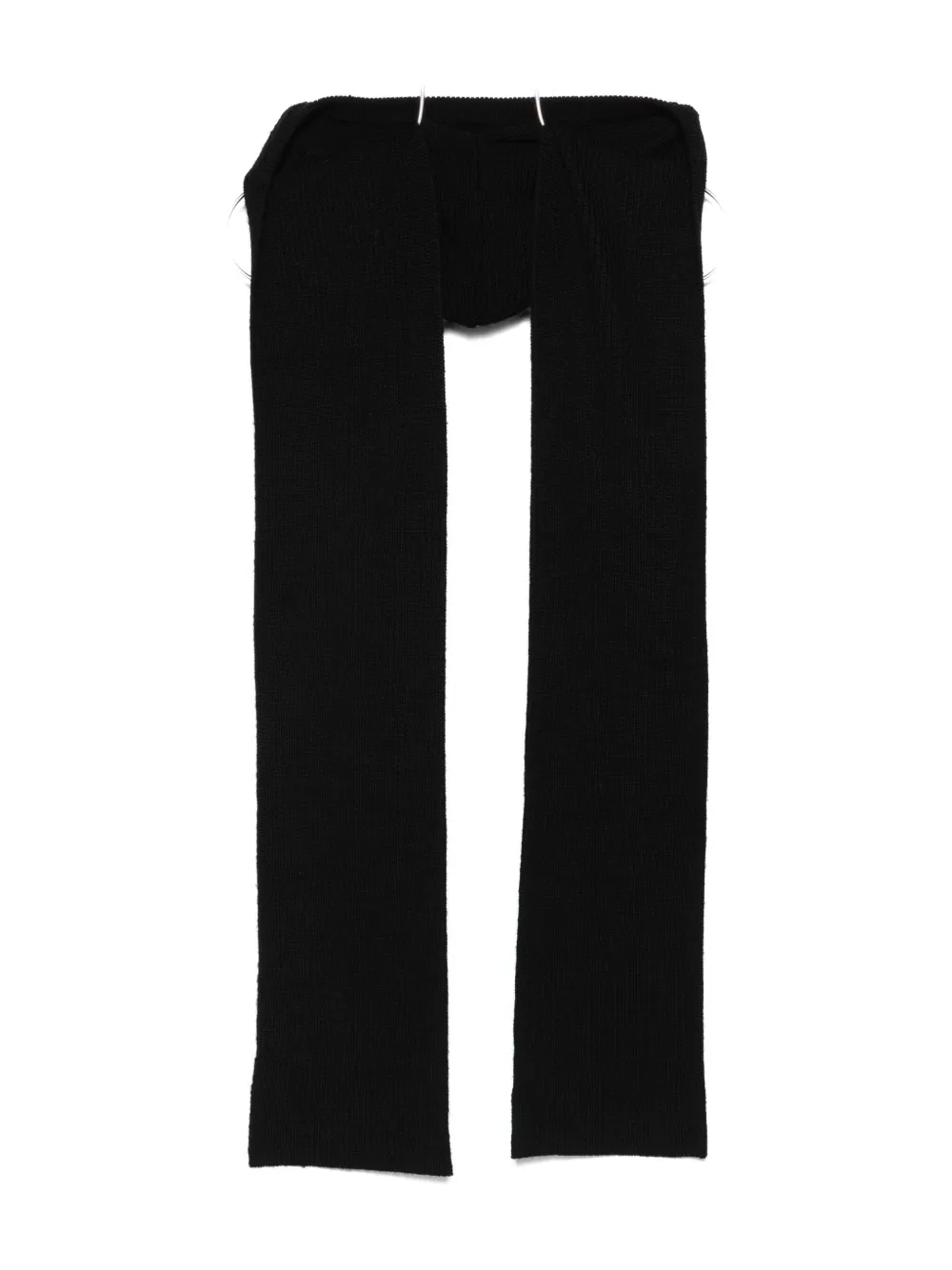 

Шарф в рубчик Heliot Emil, черный