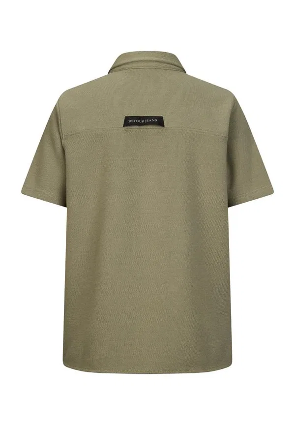 Retour джинсовые рубашки элой рубашка Retour Jeans, Sage Green — фото 2