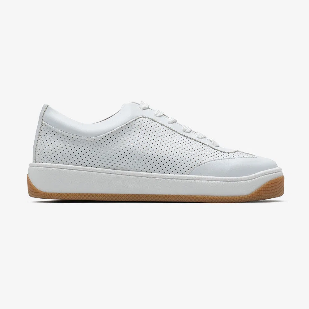 Мужские низкие винтажные кеды Limited Baskets белые от Bensimon