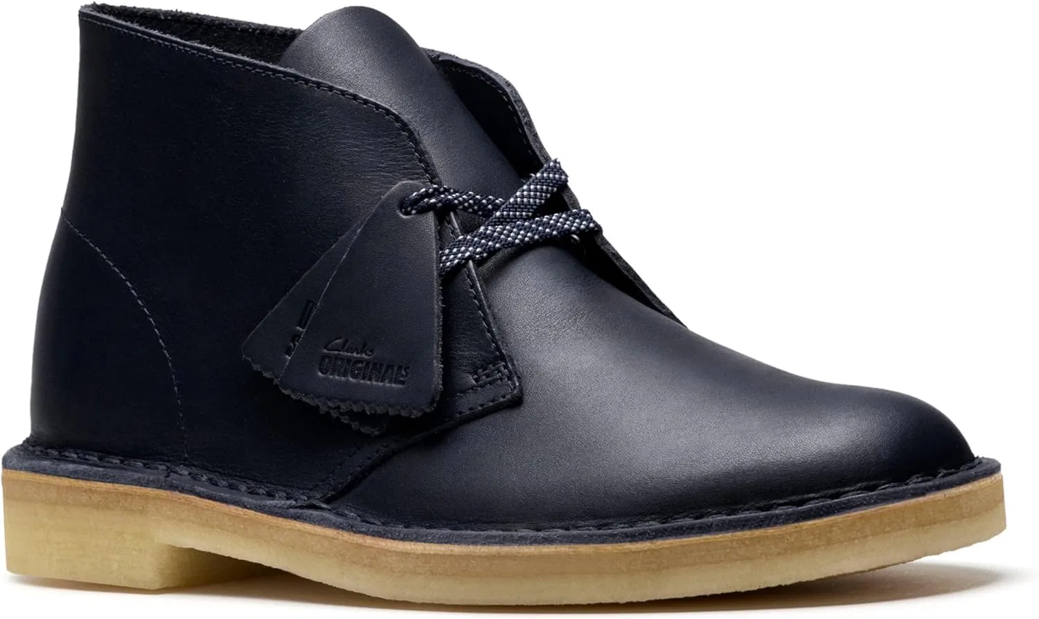 Ботинки Chukka Clarks, синяя кожа
