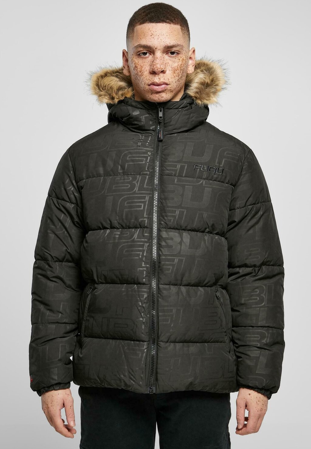 

Зимняя куртка Fm2240392 Corporate Aop Puffer FUBU, черная