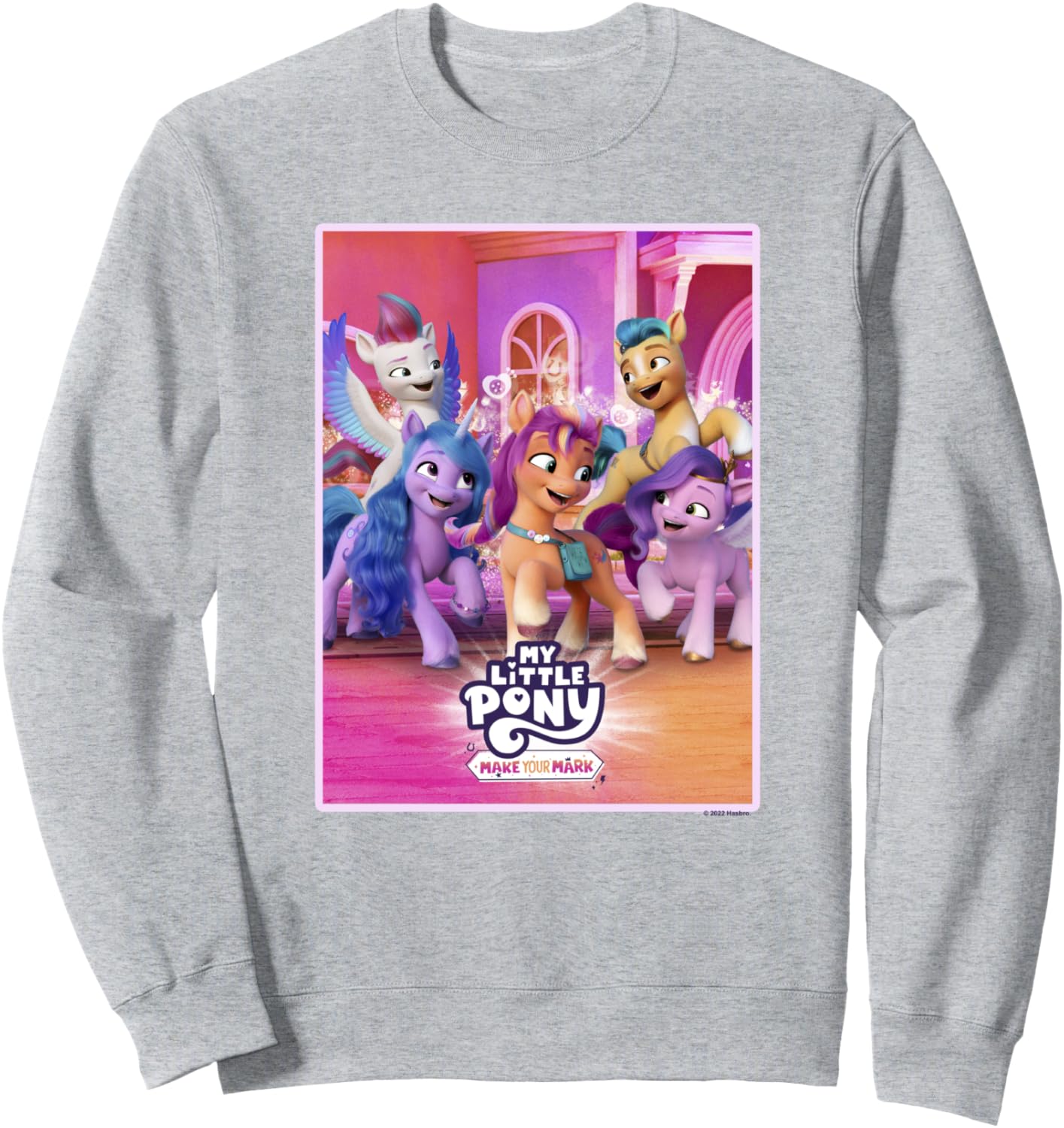 

Толстовка с групповым фото на тему фильма «Мой маленький пони: Новое поколение», серая My Little Pony, Серый, Толстовка с групповым фото на тему фильма «Мой маленький пони: Новое поколение», серая My Little Pony