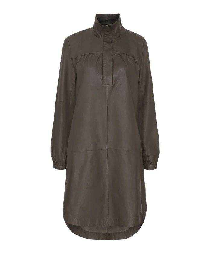 

Платье-Поло, кожа 11181 Notyz, зеленый