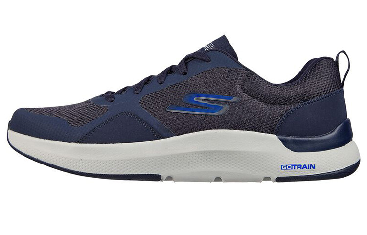 

Кроссовки Go Train для бега мужские с низким верхом темно-синие Skechers