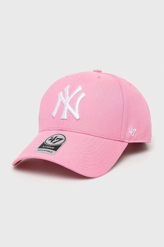 

Кепка Нью-Йорк Янкиз 47 brand, розовый