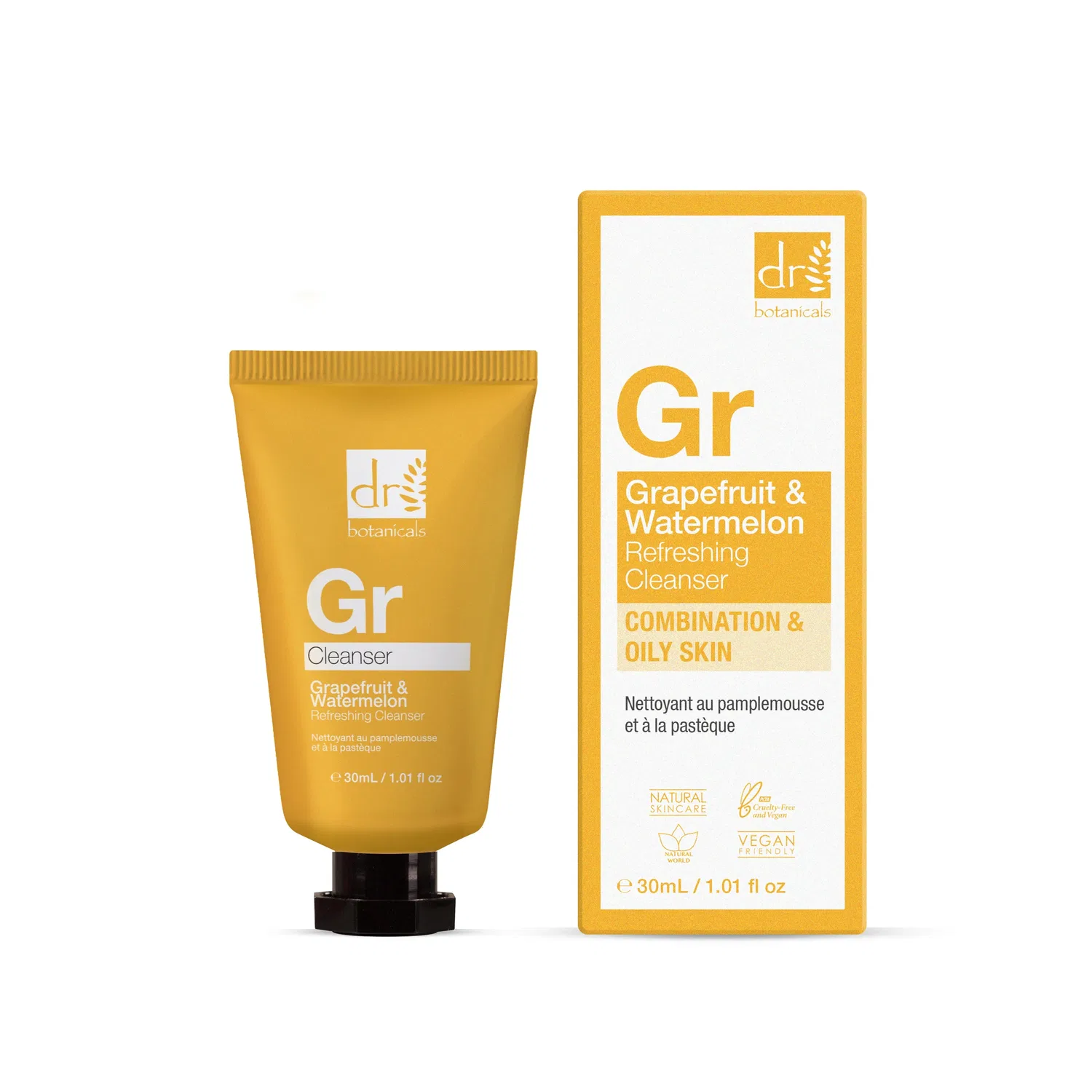 Гель для умывания Dr Botanicals — Очищающее средство грейпфрут и арбуз — фото 4