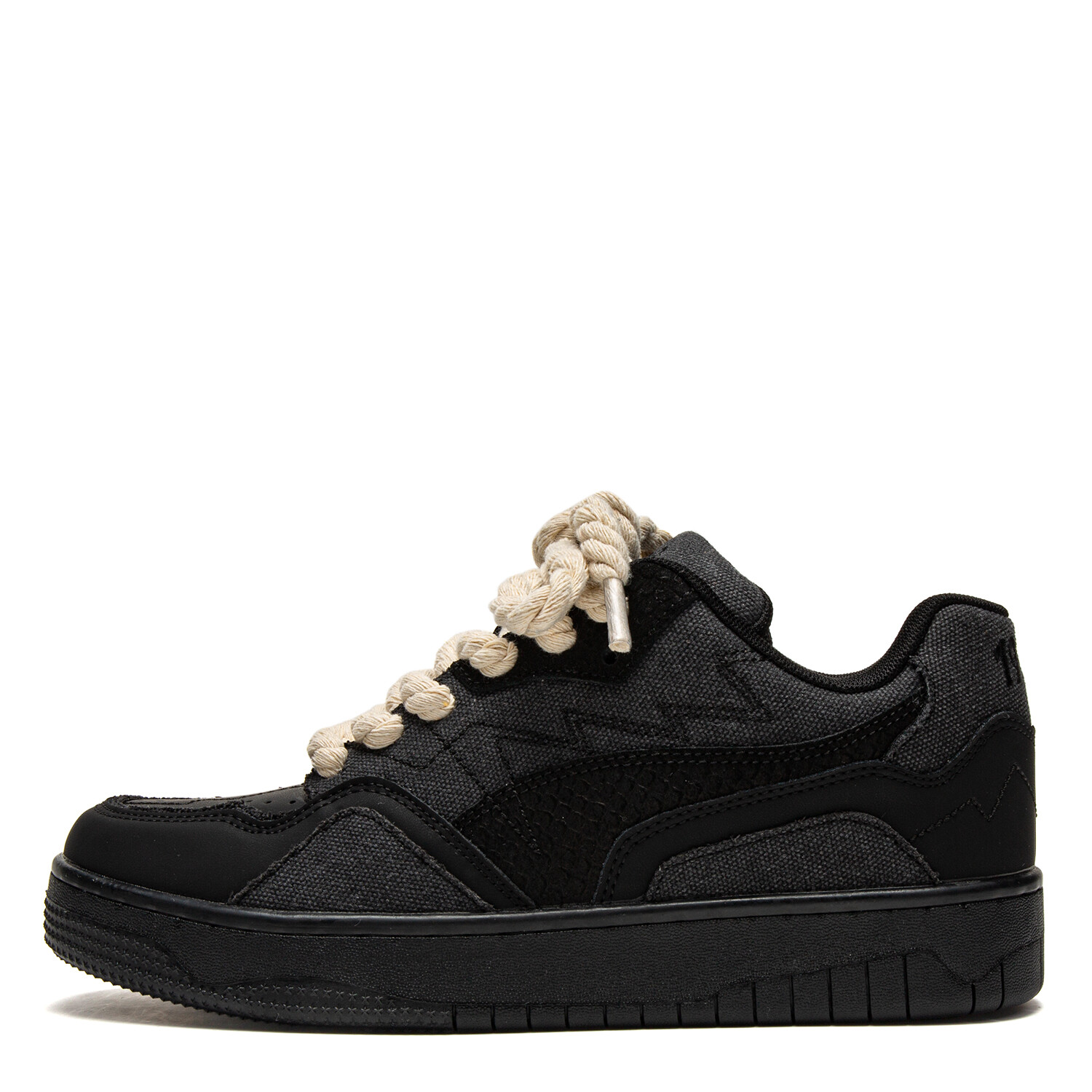 

Кроссовки 1997K Skateboarding Shoes Unisex Low-top Beige, черный