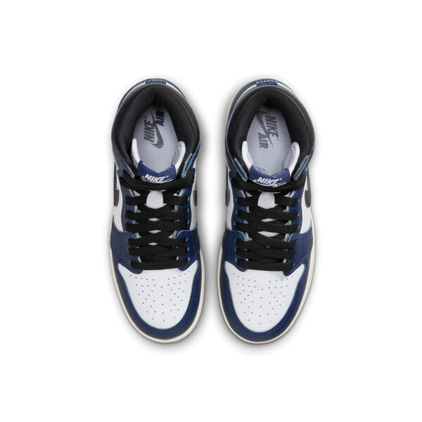 Кроссовки 1 ретро высокие og Air Jordan, синий — фото 3