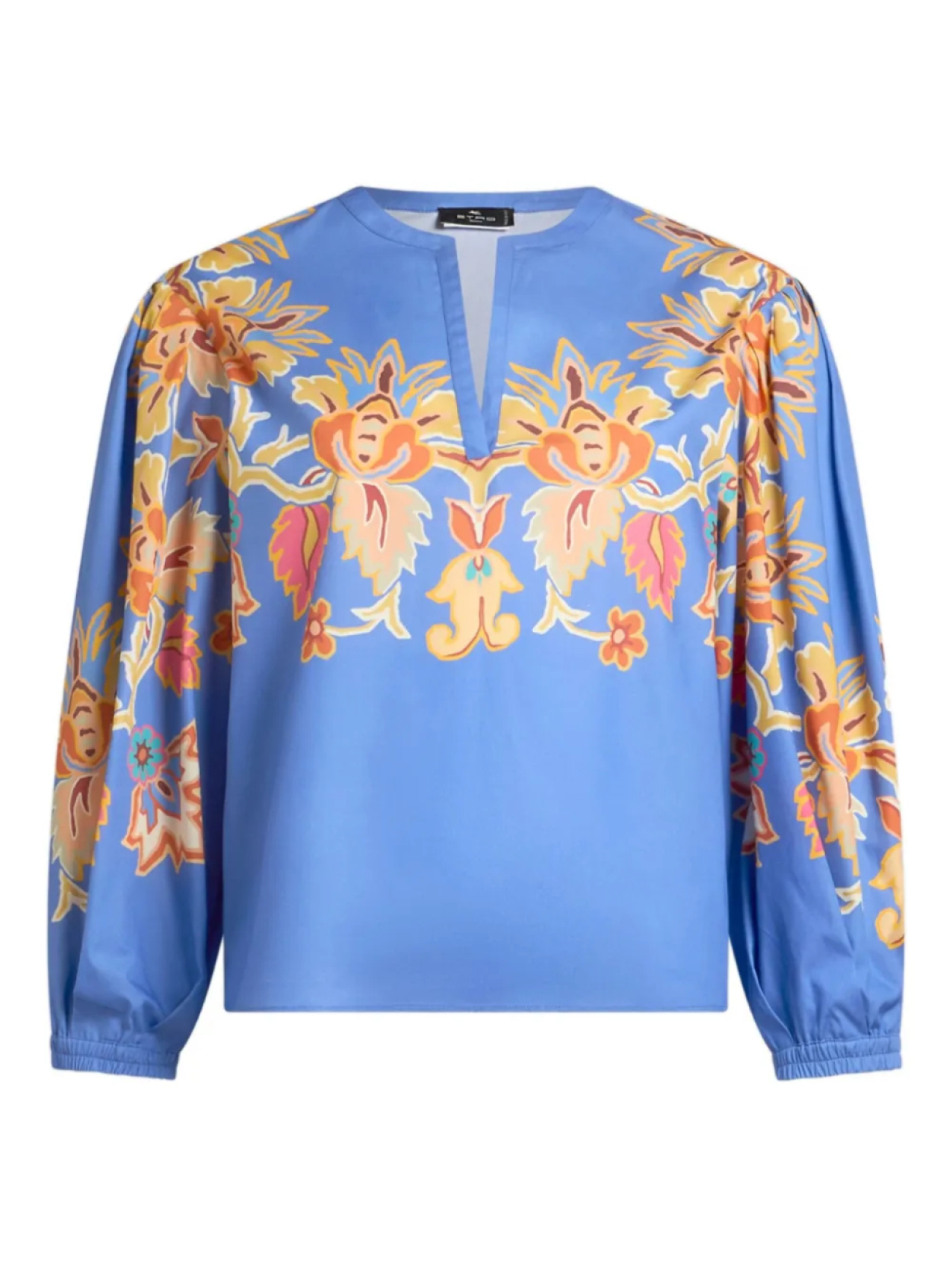 

ETRO блузка с цветочным принтом, синий