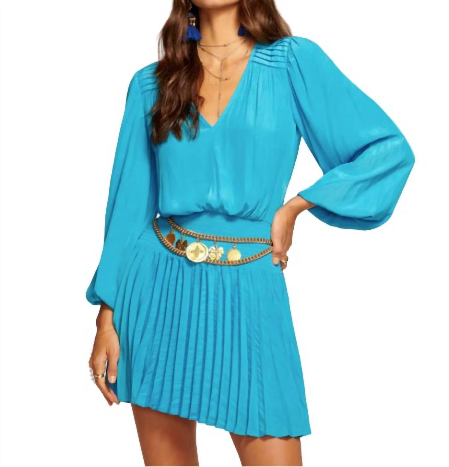 

Платье Jovie в цвете Calypso Blue Ramy Brook
