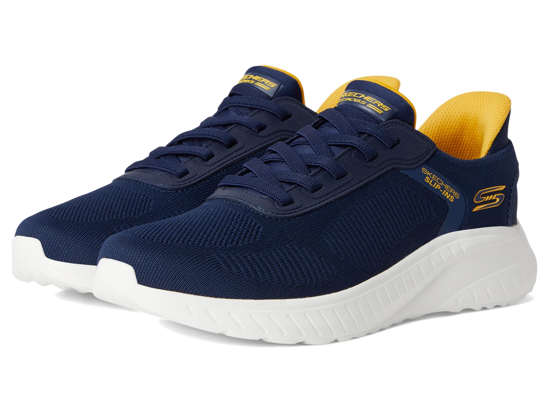 Туфли BOBS from SKECHERS Hands Free Slip-Ins Squad Chaos - Solid Step, темно-синий